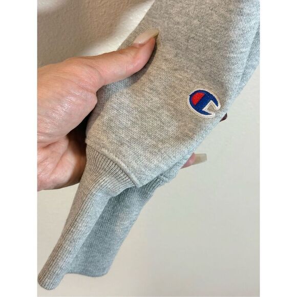 Champion Life Women's Small Reverse Weave Crop Cut Off Crew Sweatshirt Top - Picture 4 of 11